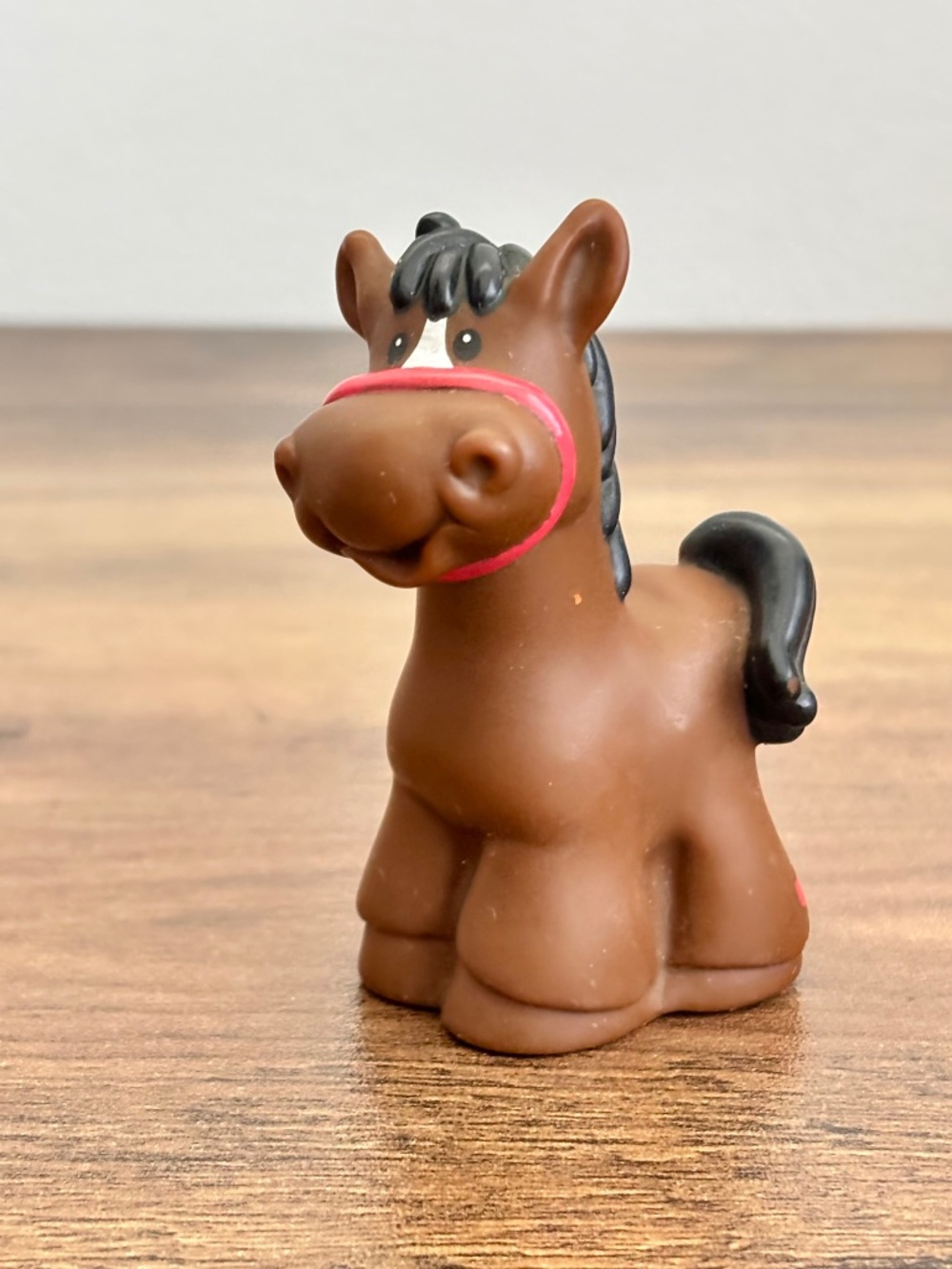 VINTAGE Fisher Price Little People Brown Horse Farm Animal Figure 1997 Toy RARE